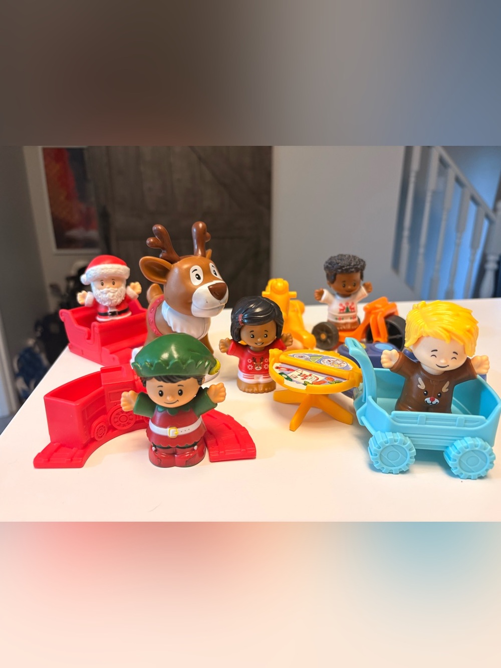 2021 Little People Christmas Advent Calendar Characters with furniture!